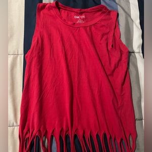 Boho red t-shirt
